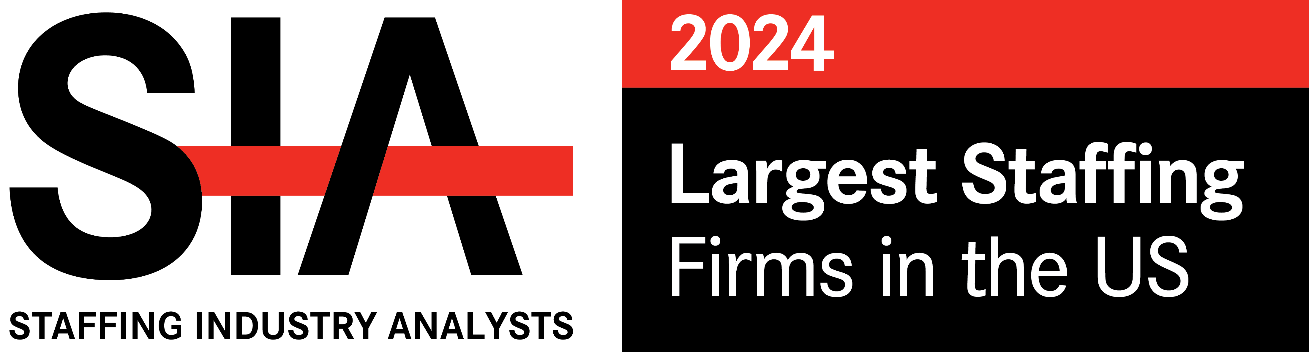 SIA 2024 Largest Staffing Firms logo